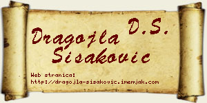 Dragojla Šišaković vizit kartica